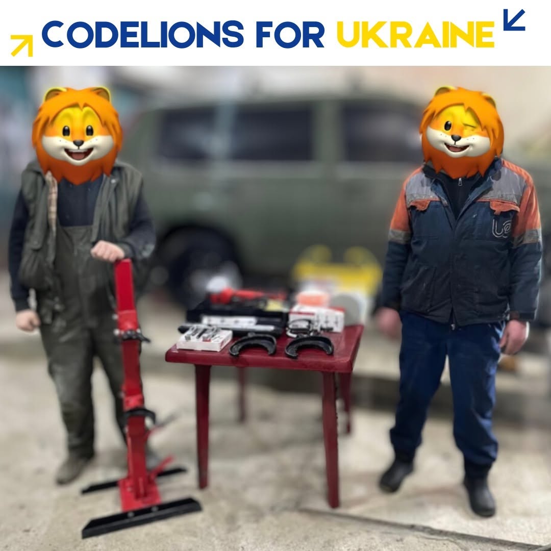 Компанія взяла участь у зборі на підйомник для 30-ї бригади.

📊 Загальні результати збору:

- З дружніх банок зібрали 112 065,57 грн.
- Від донора на PayPal надійшло ще 20 570 грн., які вивели у гривнях (з цієї суми 2 410 грн. надіслано на банку).
💰 Підсумкова сума збору — 132 635,57 грн.

Вартість підйомника — 102 500 грн.

Оскільки зібрали трохи більше, вирішили придбати додаткові інструменти для ремонту автомобілів (ключі, знімачі пружин) на суму 18 160 грн.
Залишок коштів — 9 565,57 грн, які буде використано на наступні потреби захисників.
