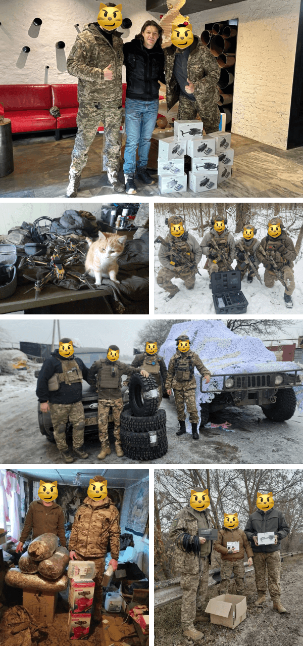 За 2023 рік команда Work.ua виконала 340 волонтерських завдань на понад 38 млн грн. Головним фокусом компанії, як і у 2022 році, була швидка допомога тим, хто перебуває безпосередньо в зоні бойових дій.

З січня до грудня 2023 року було закуплено та передано захисникам 89 авто, загалом з початку повномасштабної війни — 167. Ще на початку повномасштабної війни було налагоджено системний процес: компанія знаходила, купувала, ремонтувала та фарбувала авто. Це стало повноцінним проєктом, яким займається окремий відділ.

Окрім цього, придбали бійцям:

- 1 причеп для DAF;
- 2 великих човни з мотором;
- 10 причепів;
- вклалися фінансово у 5 човнів з твердим дном.

Також впродовж 2023-го року Work.ua закуповував та передавав: дизельні генератори, антидронові рушниці, прилади нічного бачення, дрони та підсилювачі до них, зарядні станції, комп’ютери, павербанки, турнікети, екіпірування (шоломи, плитоноски, рюкзаки тощо), спальні мішки та багато іншого, що необхідно хлопцям та дівчатам під час виконання бойових завдань.

Крім того, у компанії не перший рік є традиція добрих вчинків: у межах ініціативи «Допомагати людям» співробітники Work.ua отримують додаткові гроші та мають на власний розсуд витратити їх на доброчинність. У 2023 році участь узяли 177 працівників і зробили 372 добрих вчинки.

У жовтні на День захисників та захисниць України компанія ухвалила рішення подвоювати кожен донейт працівників на постійній основі до кінця війни.

Продовжує Work.ua й систематично підтримувати фонд Сергія Притули та «Повернись живим», благодійний фонд «Вершина добра» та жіночий монастир, де випікають булочки для бійців ТрО.

