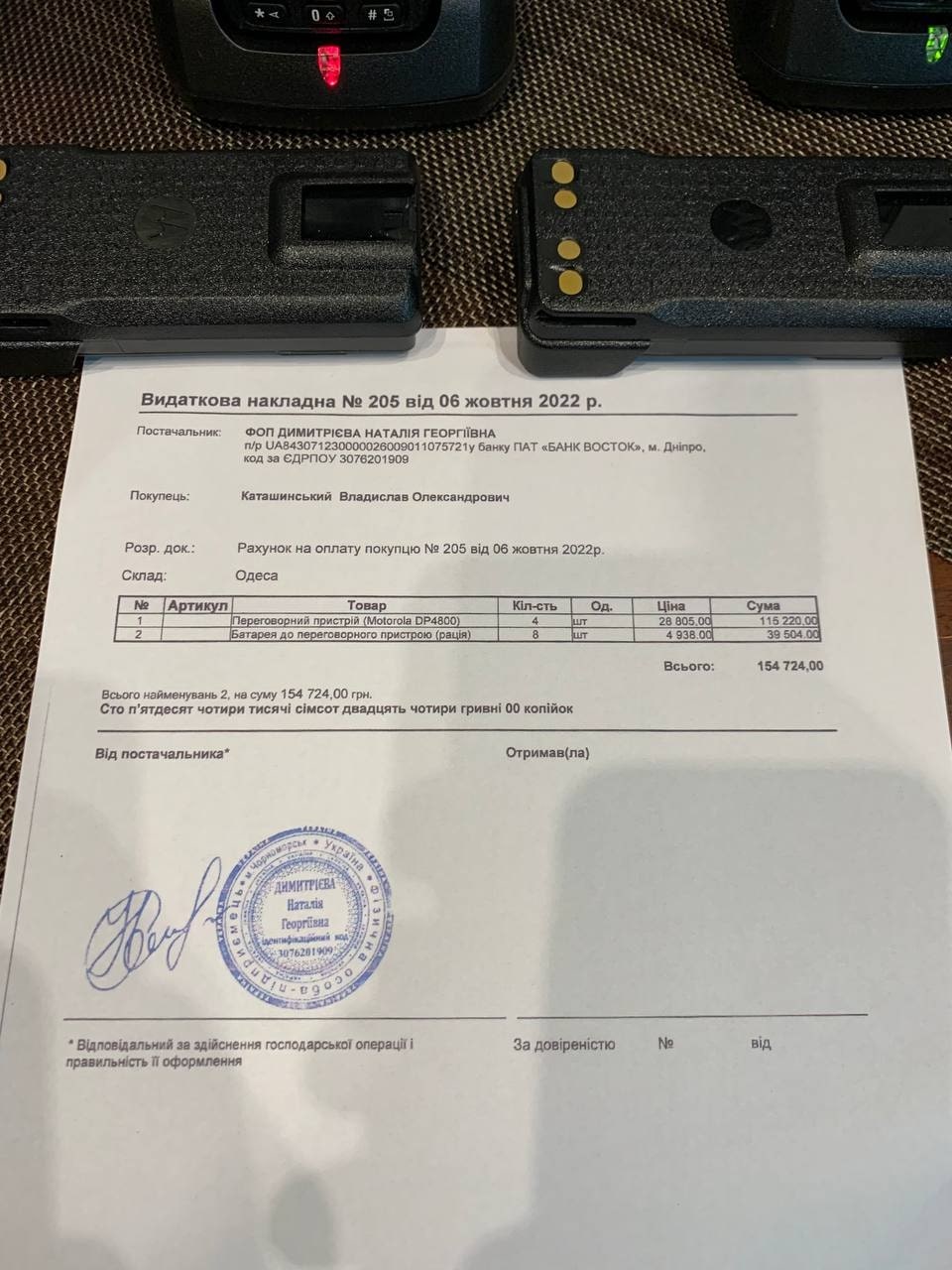 InCode Group разом зі своїми співробітниками долучилася до збору на рації Motorola DP4801e (3шт.) та акумулятори до них (6шт). Рації були потрібні в бригаду, яка служила на нулю під Херсоном, в 14 роті, 5 батальйоні, 28 окремої механізованої бригади імені Лицарів Зимового походу. Вдалося зібрати 147 500 грн. 
