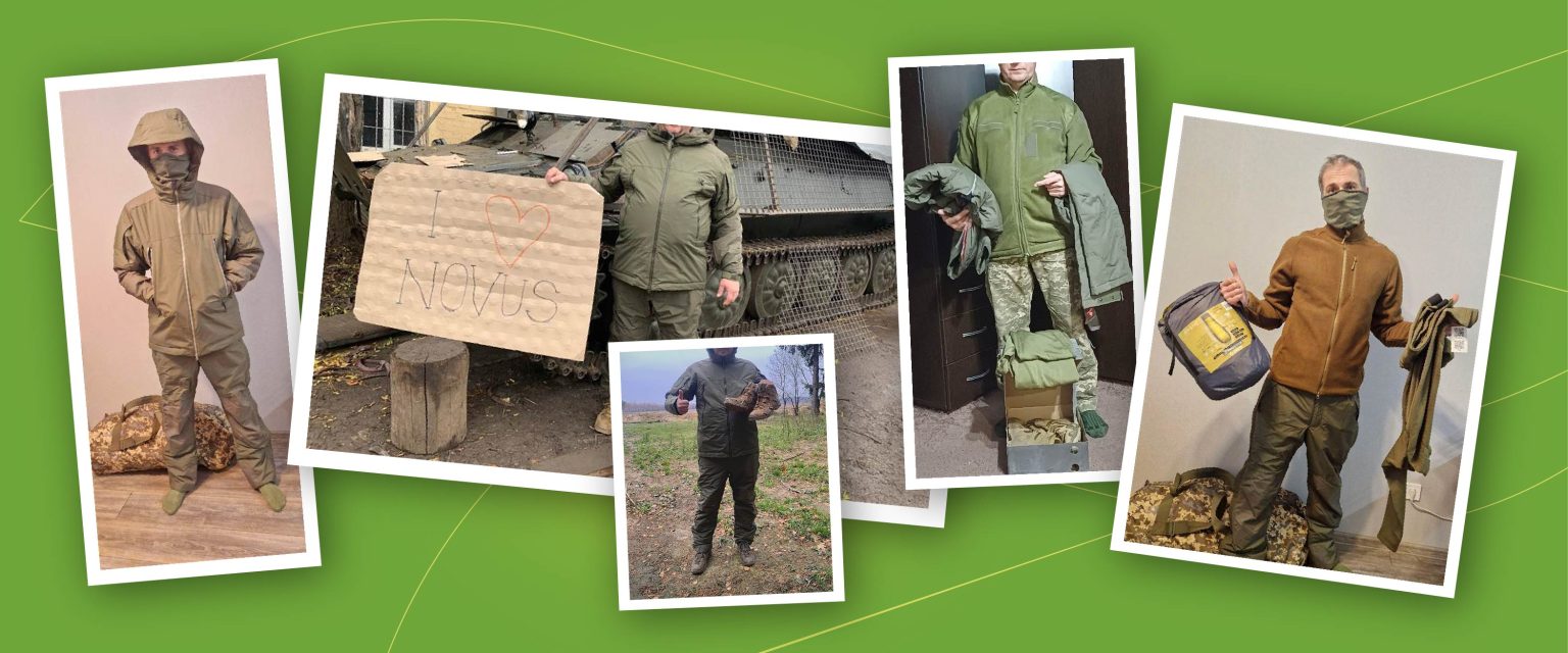 Під час зборів, присвячених 15-річчю Novus в Україні, компанія разом із головним акціонером Раймондасом Туменасом зробили вагомий внесок у підтримку своїх співробітників, які сьогодні захищають Україну у складі Збройних Сил.

За результатами благодійного заходу та додаткового внеску власника компанії вдалося акумулювати 1 мільйон гривень, на які було придбано необхідне спорядження та обладнання для мобілізованих колег.