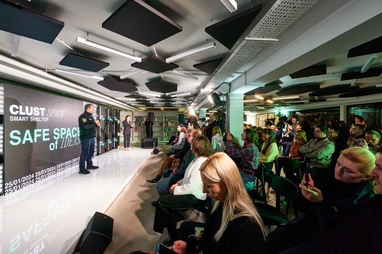 Через компанію було виділено 300 000 доларів на реалізацію проєкта smart shelter CLUST SPACE — першого в Україні багатофункціонального укриття для студентів. Це проєкт, який поєднує в собі безпечне укриття та сучасний коворкінг. Його мета в тому, щоб забезпечити безперервний освітній процес під час війни, а також стати платформою для зустрічі талановитої творчої молоді з бізнесом, оскільки цей простір продовжуватиме функціонувати й після перемоги. Будівництво CLUST SPACE тривало близько 5 місяців і коштувало $400 000, оскільки у подібного простору є багато архітектурних вимог. Зокрема — вентиляційна система, яку довелося повністю оновлювати, броньоване скло, акустичні панелі, автономне живлення, безбарʼєрність тощо.