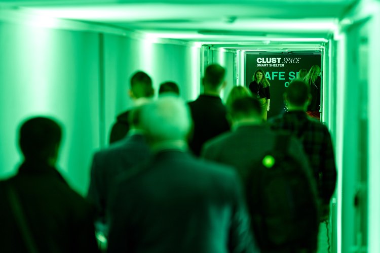 Через компанію було виділено 300 000 доларів на реалізацію проєкта smart shelter CLUST SPACE — першого в Україні багатофункціонального укриття для студентів. Це проєкт, який поєднує в собі безпечне укриття та сучасний коворкінг. Його мета в тому, щоб забезпечити безперервний освітній процес під час війни, а також стати платформою для зустрічі талановитої творчої молоді з бізнесом, оскільки цей простір продовжуватиме функціонувати й після перемоги. Будівництво CLUST SPACE тривало близько 5 місяців і коштувало $400 000, оскільки у подібного простору є багато архітектурних вимог. Зокрема — вентиляційна система, яку довелося повністю оновлювати, броньоване скло, акустичні панелі, автономне живлення, безбарʼєрність тощо.