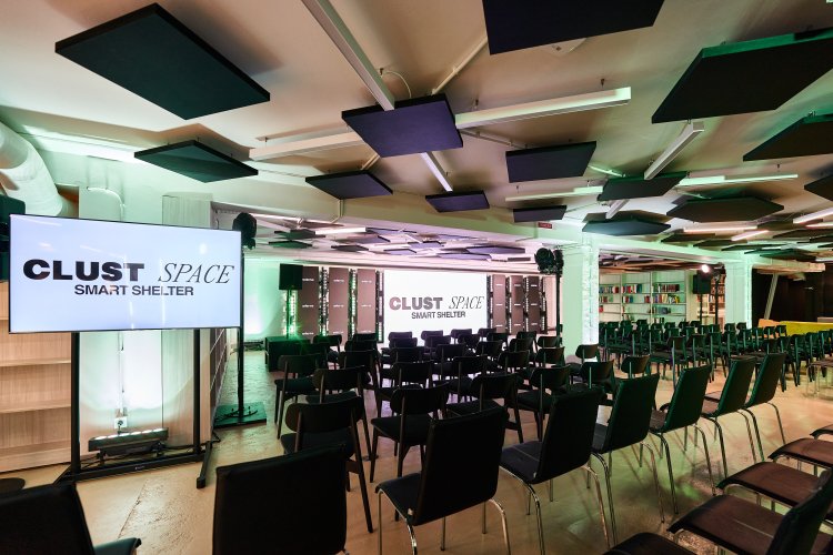 Через компанію було виділено 300 000 доларів на реалізацію проєкта smart shelter CLUST SPACE — першого в Україні багатофункціонального укриття для студентів. Це проєкт, який поєднує в собі безпечне укриття та сучасний коворкінг. Його мета в тому, щоб забезпечити безперервний освітній процес під час війни, а також стати платформою для зустрічі талановитої творчої молоді з бізнесом, оскільки цей простір продовжуватиме функціонувати й після перемоги. Будівництво CLUST SPACE тривало близько 5 місяців і коштувало $400 000, оскільки у подібного простору є багато архітектурних вимог. Зокрема — вентиляційна система, яку довелося повністю оновлювати, броньоване скло, акустичні панелі, автономне живлення, безбарʼєрність тощо.