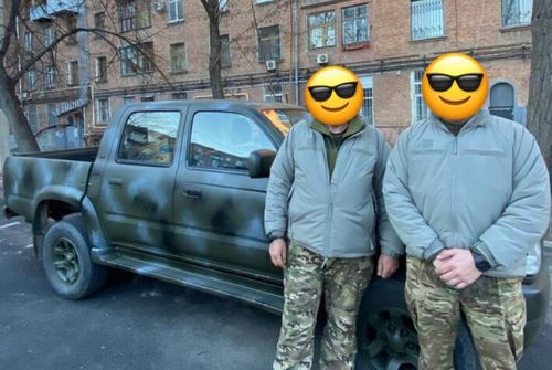 Dysnix придбали та доставили автівку в район Бахмута.