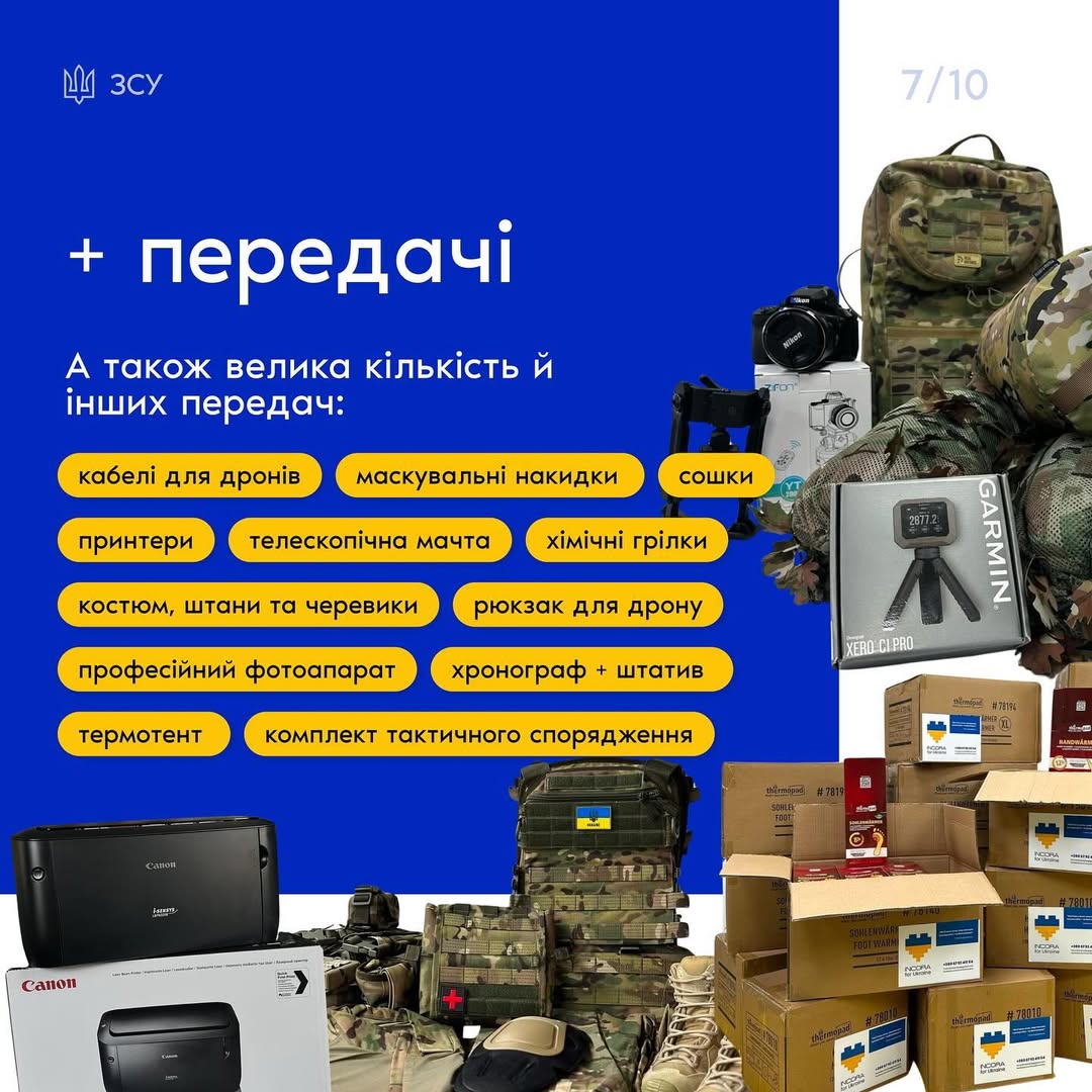 За 2024 рік Incora for Ukraine передали:

- 10 автівок для ЗСУ.
- 3 антени для дронів, 6 ноутбуків, 3 акумулятори, 3 пульти керування, 7 дронів.
- 2 тепловізори, 1 прилад нічного бачення.
- 1 Старлінк, 2 РЕБи, 3 зарядні станції, а також:

- кабелі для дронів, маскувальні накидки, сошки, принтери, телескопічна мачта, хімічні грілки, костюм, штани та черевики тощо.

Також брали участь у благодійних івентах та ініціативах.