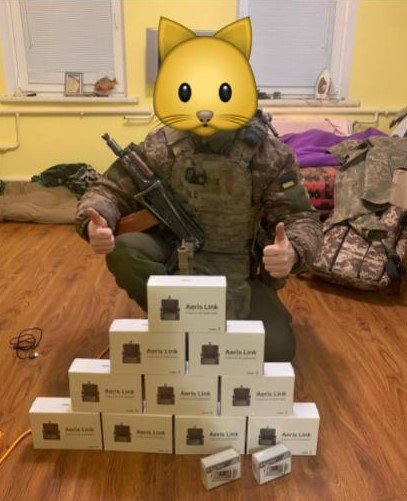 Компанія організувала п'ятий збір в межах проєкту "(Не) З Неба" на бомбери та супровідну периферію. В результаті було зібрано 731 587 грн. На ці кошти було закуплено:

● FPV-бомбери “Тарас Бомбер” – 15 шт
●  Ретранслятор на Mavic – 1 шт
● Векторний аналізатор LiteVNA 64 – 2 шт
● Відео приймач Skyzone Steadyview X – 4 шт
● ImmersionRC RF Power Meter (V2) – 2 шт
● Комплекти пропеллерів для Autel EVO MAX 4T – 30 шт
● ⁠Плати ініціації – 200 шт
● Передавачі ELRS на 2 Вт – 30 шт
● Відео передавачі 1.3 gHz – 30 шт
● Антени Yagi на 630 mHz – 6 шт
● Антени на 755-795 mHz – 4 шт
● Антени на 500-1000 mHz – 20 шт
● Антени широкополосні на FPV – 20 шт
● Антени для Кажанів – 4 шт
● Ремонт пошкодженого борта Кажан – 1 шт.