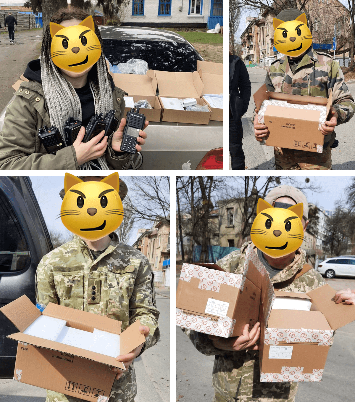 У квітні 2022 року компанія допомогла військовим та цивільним, які постраждали від війни, на суму понад 2 млн грн. Це 1,2 млн грн за програмою 25% на ЗСУ та ще понад 800 тис. грн додатково. 

За цей час Wokr.ua в межах підтримки ЗСУ закупив й передав на фронт 4 автомобілі та 4 бензинові генератори. Крім того, було закуплено:

- 5 біноклів, 9 прицілів, 4 тепловізори;
- кількасот рацій на суму понад 320 тис. грн.
- 14 касок, 37 бронежилетів, 28 плитоносок, набір плит та 40 м тканини для пошиття бронежилетів;
- 20 екземплярів форми, 33 пари взуття, 52 пари тактичних рукавиць, 100 пар робочих рукавиць, 56 пар шкарпеток, 18 тактичних футболок і 50 балаклав;
- наплічників, 29 тактичних ременів, 21 підсумок різного призначення, 20 наколінників і налокітників, 9 розгрузок і 5 кобур;
- 10 ліхтариків, 32 павербанки;
- cпальники, каремати, маскувальну сітку, турнікети, тактичні ножиці та інше.