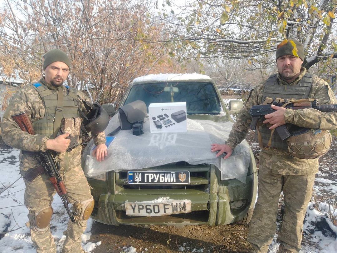 Завдяки Impressit та OpenVPN вдалося забезпечити військових 5 автівками та 2 дронами.