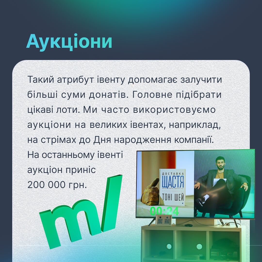 На одному з івентів MobiDev влаштувала благодійний аукціон. На ньому вдалося зібрати 200 000 грн