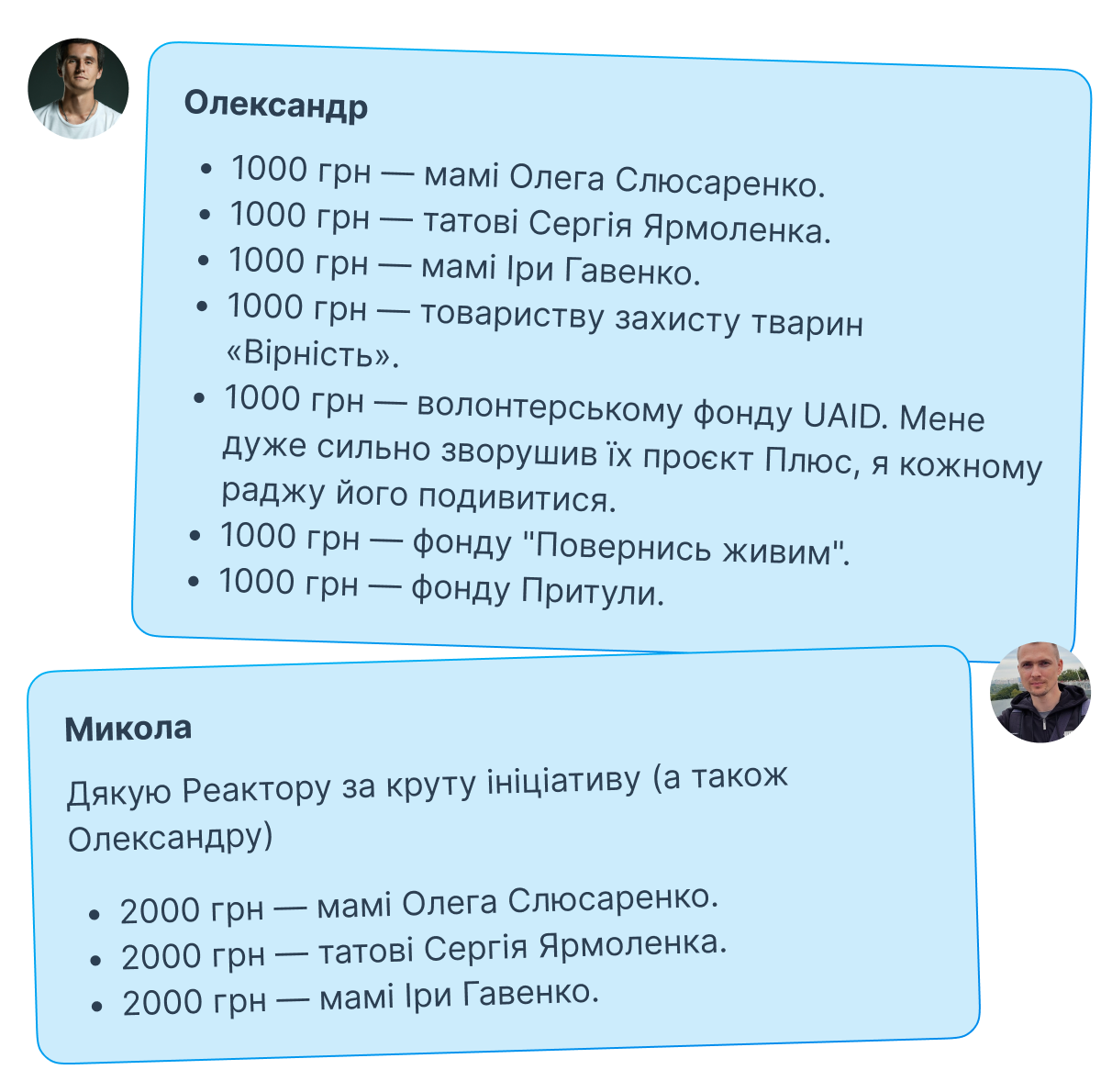 За 2022 рік компанія придбала 63 авто, 3 БПЛА, бронетранспортер та виконала ще 600 завдань на понад 42 млн грн.

З першого дня повномасштабного вторгнення Work.ua долучився до боротьби на всіх фронтах. Ще за день до 24 лютого компанія задонейтила 5 млн грн у фонд «Повернись живим» для допомоги армії. На дев’ятий день з початку війни компанія вже мала власний волонтерський осередок і повністю спрямували сили на підтримання економіки країни, бізнесу, переселенців та ЗСУ.

Згодом команда зрозуміла: залучивши кошти з усіх нових оплат від роботодавців, допомагати армії вийде значно краще та ефективніше. Тому ухвалили рішення, що 25% від усіх оплат за послуги будуть систематично йти на потреби ЗСУ.

Донейти

На честь 16-річчя Work.ua компанія запровадила сміливу акцію «100% оплат — на ЗСУ». У ній взяли участь 1 406 компаній, разом із якими було зібрано 4,1 млн грн. на допомогу Україні.

Коли рф влаштувала масований ракетний обстріл України, команда дуже розлютилася та вирішила донейтити з подвоєною старанністю. За 2 години співробітники відправили пожертв від себе на 54 тис. грн, а компанія подвоїла цю суму й надіслала 111 тис. грн до 3 фондів.

У межах ініціативи «Допомагати людям» співробітники щорічно отримують додаткові гроші та мають на власний розсуд витратити їх на доброчинність. У 2022 році участь узяли 175 працівників і зробили 315 добрих вчинків на суму понад 175 тис. грн.

Також компанія запустила ініціативу для ейчарів — відраховувала 250 грн. на ЗСУ за кожне складання тесту з користування системою управління наймом. Участь узяли 6 733 ейчари, завдяки яким Work.ua задонейтив на ЗСУ 1 683 250 грн.

Впродовж 2022 року компанія долучилася до:

- проєкту IT-спільноти Дніпра — збору коштів на надсучасний БпАК «Фурія» і передали на його купівлю 500 тис. грн;
- придбання БПЛА для розвідки — передали 140 тис. грн;
- проєкту «Народний Байрактар» — задонейтили 100 тис. грн;
- великого збору на зграю «Валькірій» від COMFY та Фонду Сергія Притули — зробили фінальний внесок 500 тис. грн;
- збору Монобанку спільно з UNITED24 і блогером Ігорем Лаченковим на «ловця іранських дронів» — задонейтили 500 тис. грн;
- збору на дрони для полку «Азов» — 1 млн грн.

Купив Work.ua і бронетранспортер. Сергій Притула організував мегазбір на закупівлю британських бронетранспортерів Spartan для ЗСУ, і компанія долучилася і додала 4 млн грн — повну вартість 1 «спартанця».

Компанія закуповувала та відправляла каремати, спальники, пальне, генератори, біноклі, приціли, каски, окуляри, ремені, наколінники, ліхтарі, павербанки, батарейки, одяг, канцелярію, трекінгові черевики, телефони та багато інших необхідних захисникам речей.

Загалом за 2022 рік Work.ua передав:

- понад 240 бронежилетів;
- понад 500 комплектів захисних плит;
- кількасот рацій і 20 тепловізорів.

У квітні волонтери Work.ua допомогли волонтерам із «КУСТ» організувати та відкрити у Дніпрі шелтер на 45 осіб для людей, які через війну вимушено покинули свої домівки. Від ідеї до її реалізації минуло всього 4 дні, й у своє тимчасове житло тоді заїхали перші мешканці.

З кінця лютого вони щотижня забезпечують продуктами жіночий монастир, який випікає булочки для поранених бійців ТрО. Також закупляли харчові продукти для фонду «Вершина добра».

