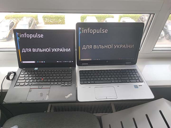 У 2022 році на рівні компанії в Infopulse було передано військовим 761 одиницю комп’ютерної техніки та 2627 одиниць меблів, а також надано фінансову підтримку в сумі 4,2 млн грн. через фонди «Повернись живим», «Справжні українці» та партнерський фонд компанії. 
Також спеціалісти Infopulse працювали над розробкою хмарних рішень для Міністерства оборони України. 
