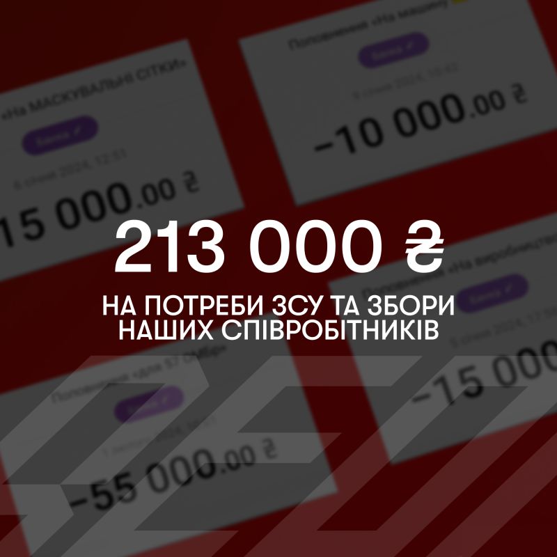 За три місяці 2024 року компанія REDI задонатила на збори колег 163 000 гривень. Вони підтримали збори на наземний дрон, виробництво FPV, маскувальні сітки, потреби розвідників 57 ОМБр і прилади нічного бачення. Також задонатили 50 000 гривень у фонди "Почуй військову" і VETERANKA